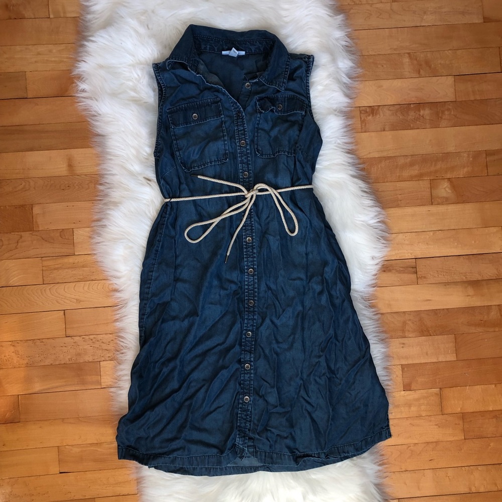 Liz Yange Maternity Denim Dress Women’s Size S